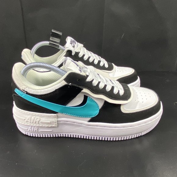 2019 Nike Air Force 1 Shadow Spruce Aura Womens Size 7 NO BOX - Picture 3 of 11